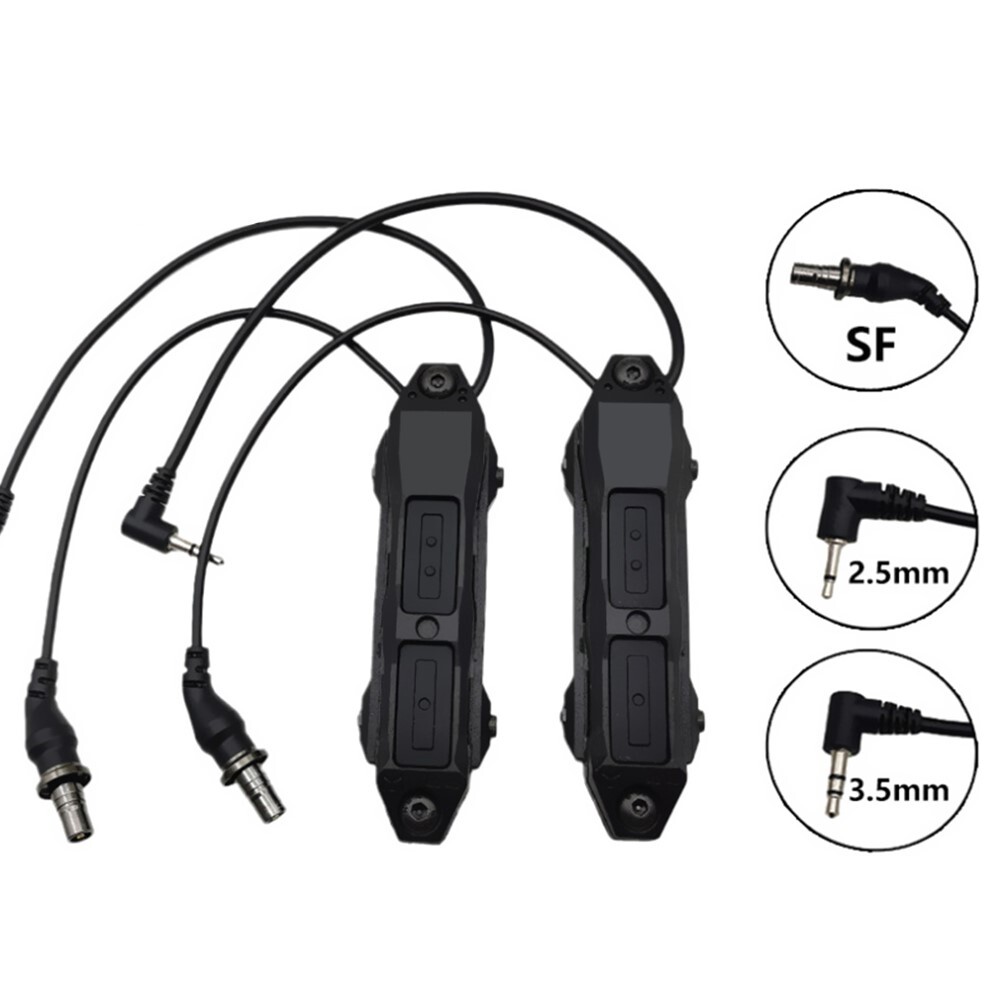 2.5mm or 3.5mm Dual-Control Tailcap Switch Connector for PEQ-15