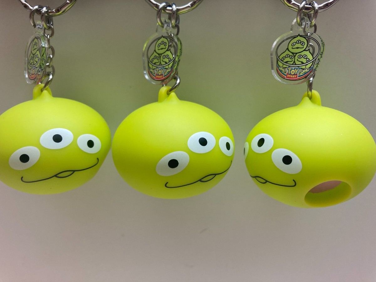 Tokyo Disney Little Green men Keychain set Alien Toy Story Japan