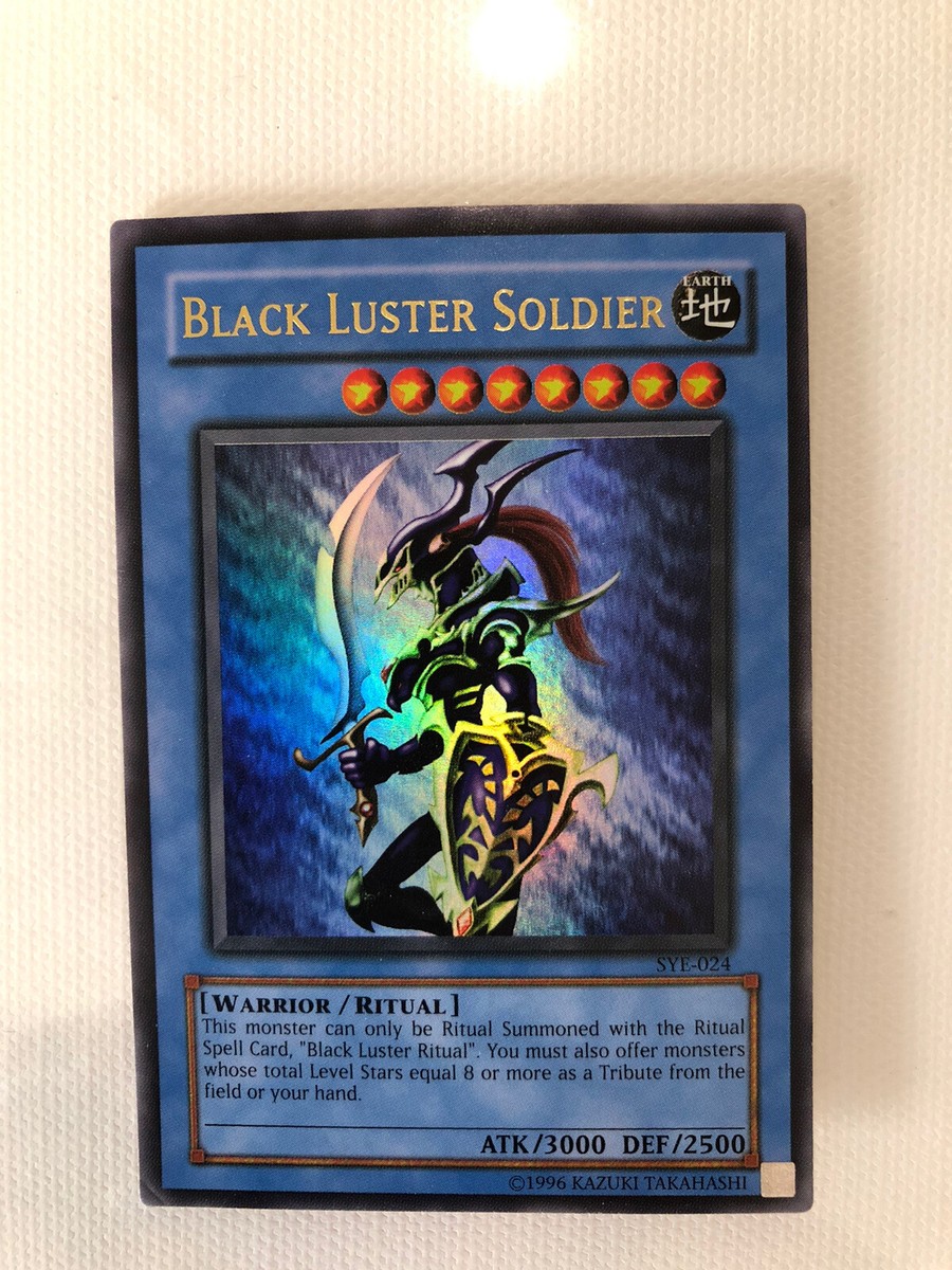 Yugioh Black Luster Soldier Ultra Rare 1st Edition MINT CONDITION