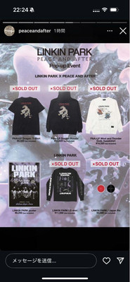 Linkin Park FROM ZERO TOUR 2025 Japan limited items long sleeve t