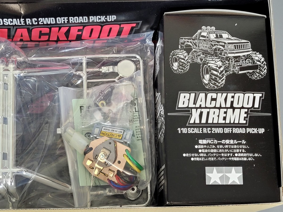 New Tamiya 1/10 R/C Blackfoot Xtreme 2WD Off Road Monster Truck