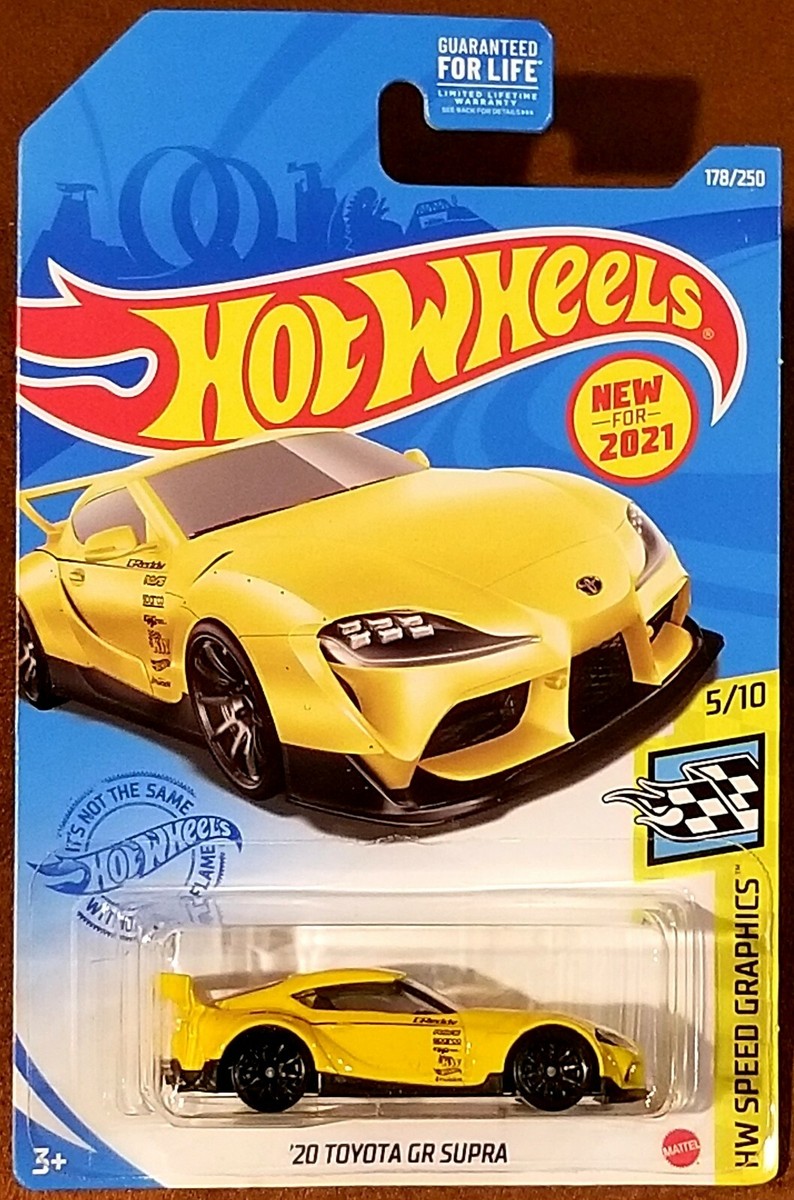 2021 Hot Wheels HW Speed Graphics 5/10 '20 TOYOTA GR SUPRA Yellow