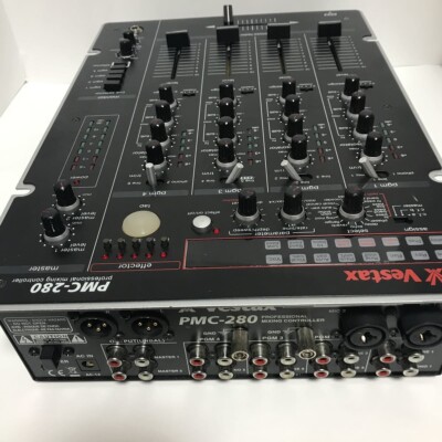 Vestax 4-Channel Audio DJ Mixer PMC-280 Sound output confirmed