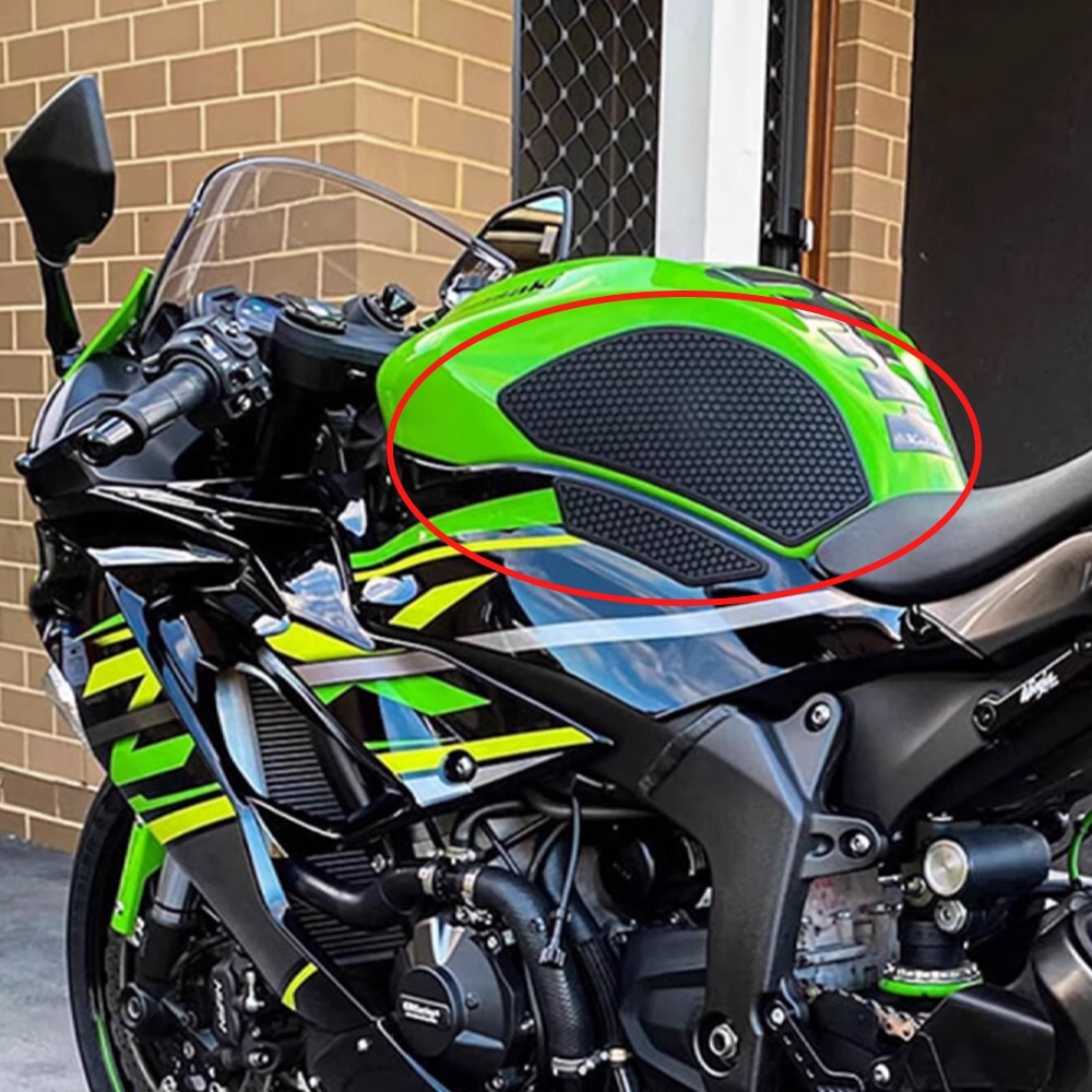 For 2012-2025 Kawasaki Ninja ZX-6R ZX6R Tank Grips Pad Traction