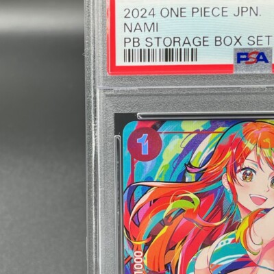 PSA 10 Nami ST01-007 C THE BEST Storage Box Set ONE PIECE Card
