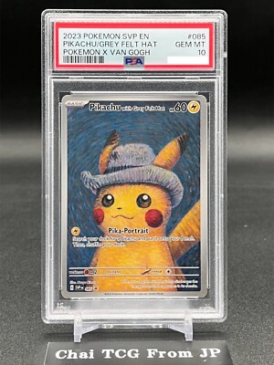 PSA 10 Van Gogh Pikachu with Grey Felt Hat SVP EN 085 Promo