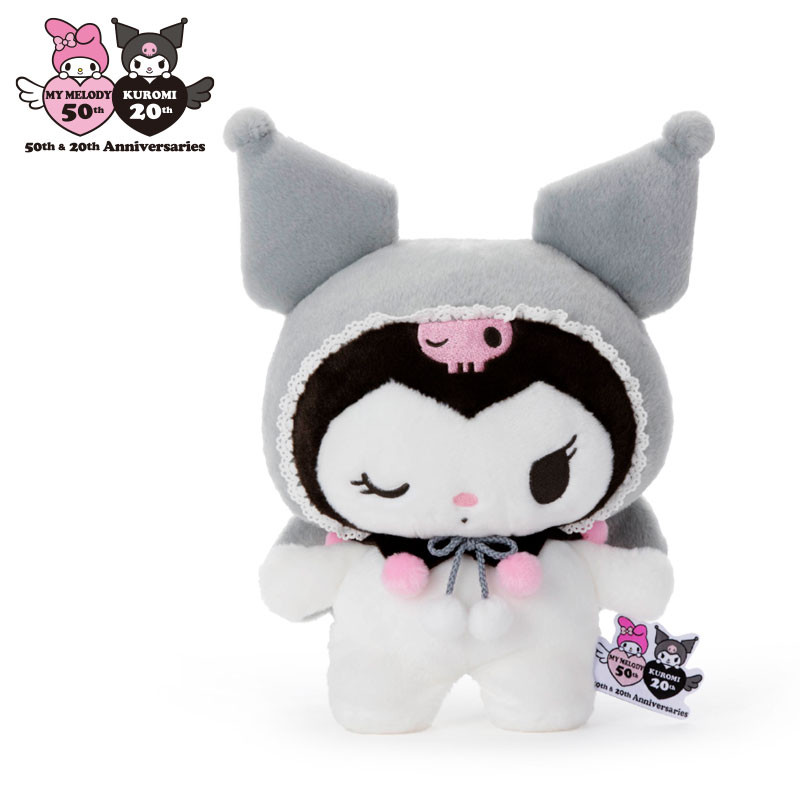 Kuromi Plush toy My Melody 50th Anniversary & Kuromi 20th