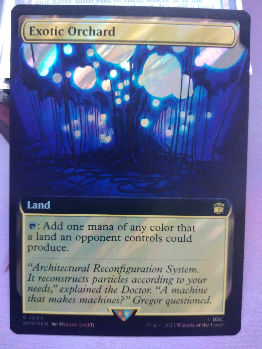 MTG Exotic Orchard (Extended Art) (SURGE FOIL) Universe Beyond