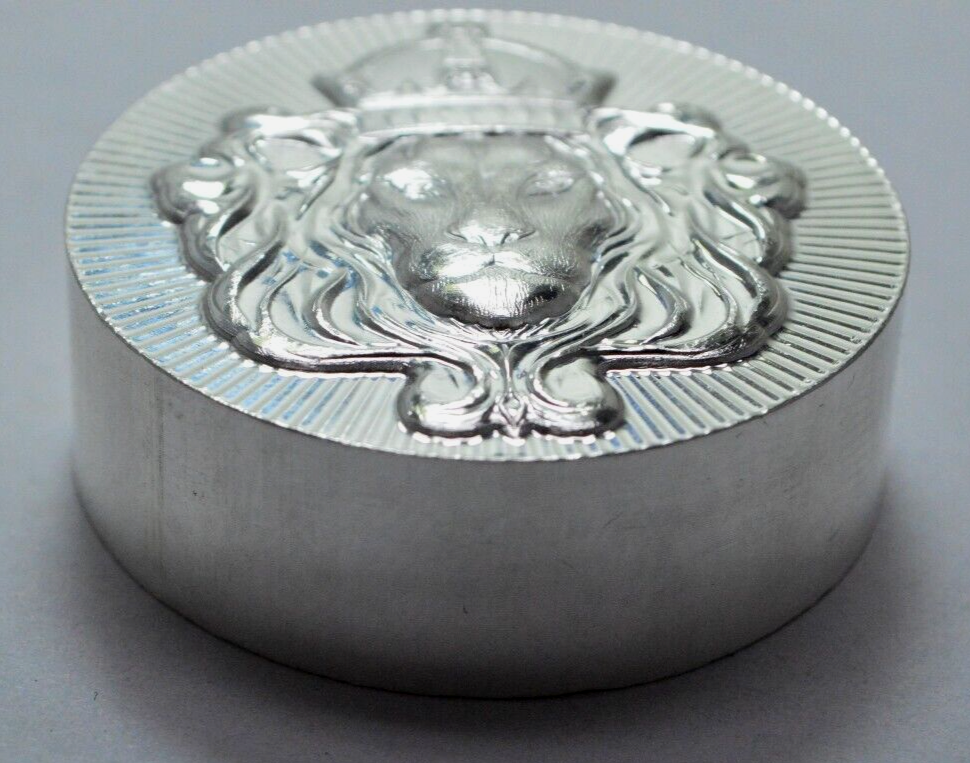 5 Oz 999 Fine Silver Scottsdale Mint Silver Stacker Thick Round w