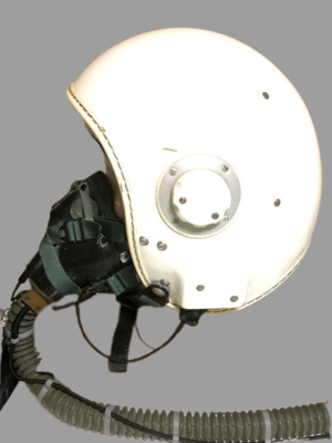 German Air Force GUENEAU TYPE 458 Flight Helmet & MBU-5/P 1990s