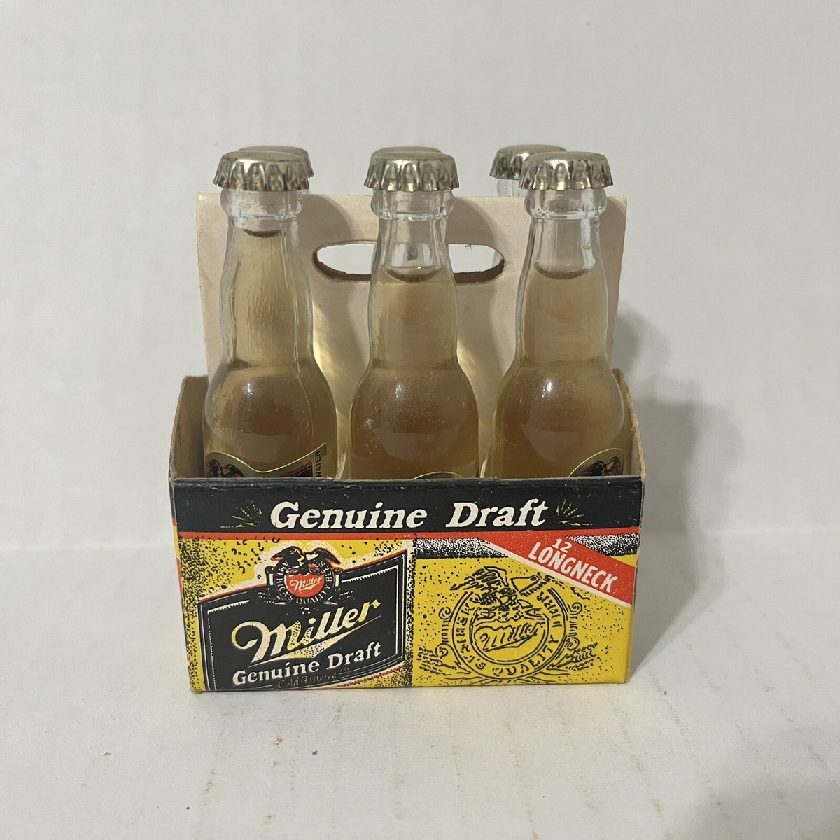 Vintage Collectible Miniature Miller Genuine Draft 3” Glass