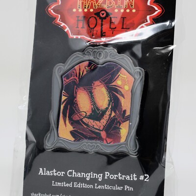 Hazbin Hotel Alastor Changing Portrait #2 Lenticular Enamel Pin