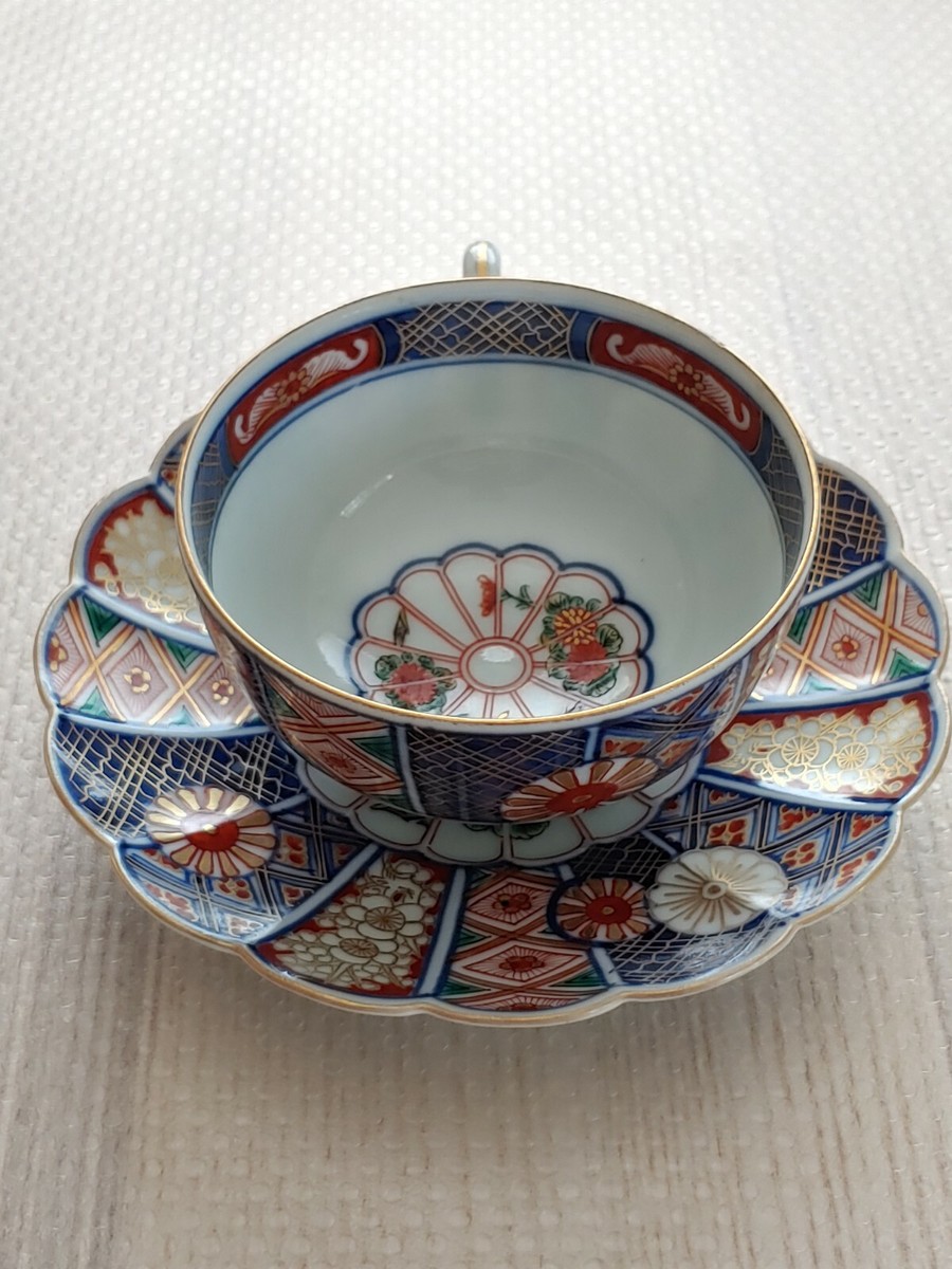 大聖寺伊万里焼青花五彩瓷奇玉宝鼎之珍Japanese Imari Wucai Blue