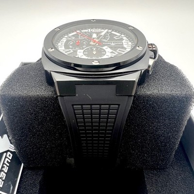 $300 New CHASE DURER x INVICTA Men's Big Bang Porthole Black Red