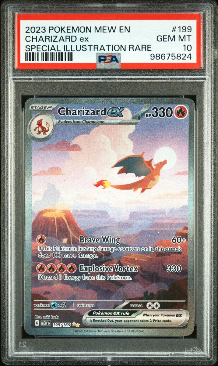 PSA 10 GEM MINT Charizard Ex Special Illustration Rare 199/165 SV