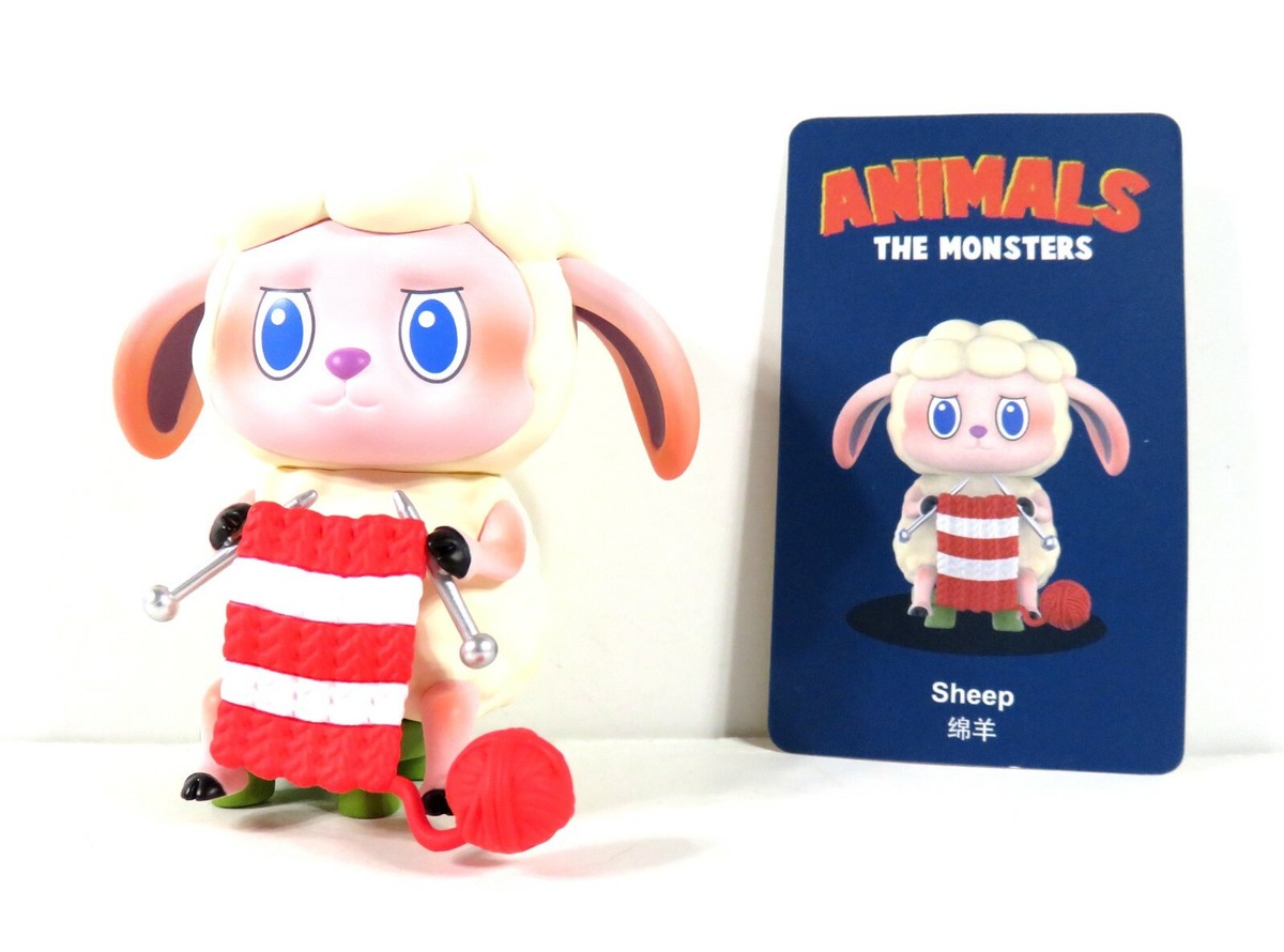 Pop Mart HOW2WORK Labubu The Monsters Animals Series Sheep Figure