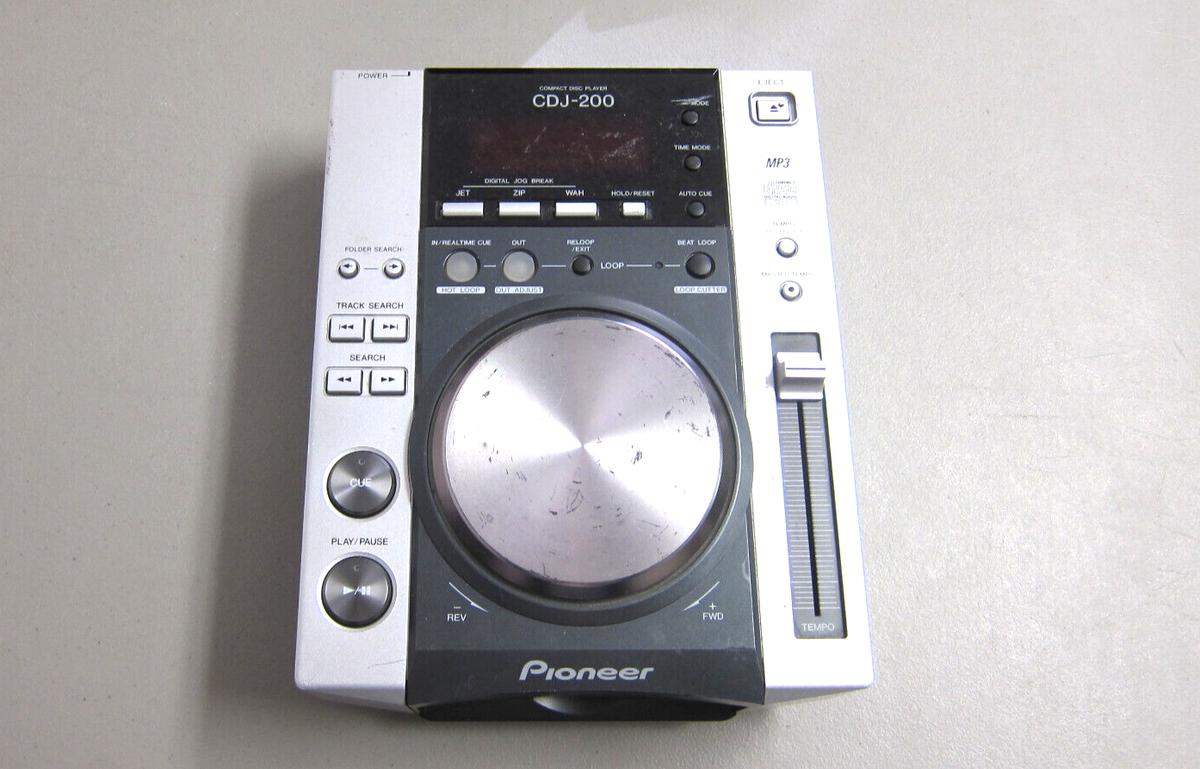 Pioneer CDJ-200 DJ Turntable Player Controller Mix Loop CD MP3