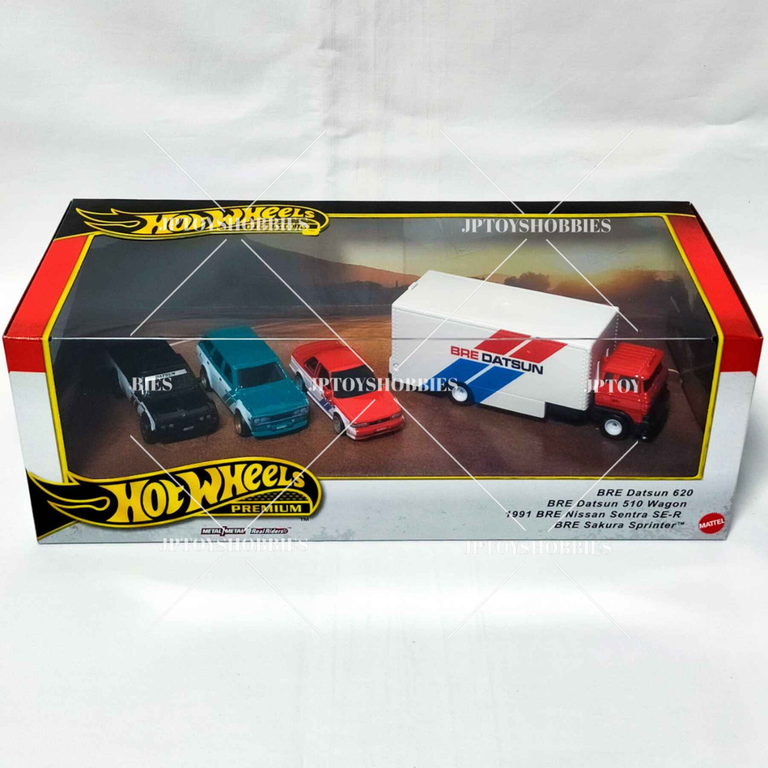 Hot Wheels Premium Collector Set BRE Datsun, Nissan Sentra, Sakura