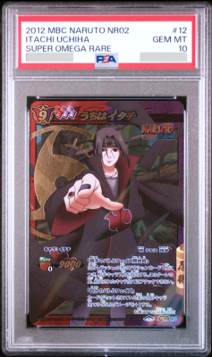 PSA 10 Naruto Miracle Battle Carddass Itachi Uchiha Super Omega