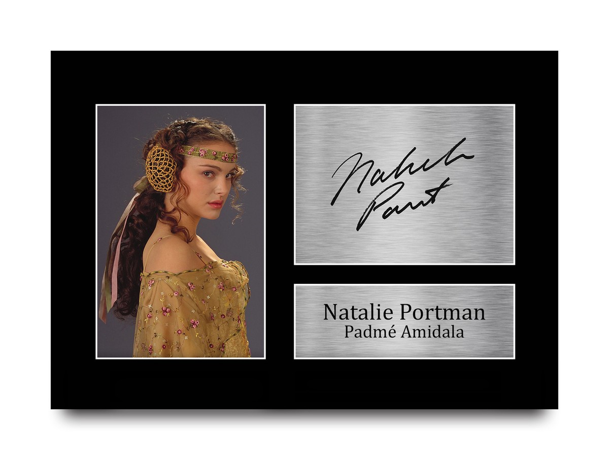 Natalie Portman Signed Pre Printed Autograph A4 Photo Gift For a