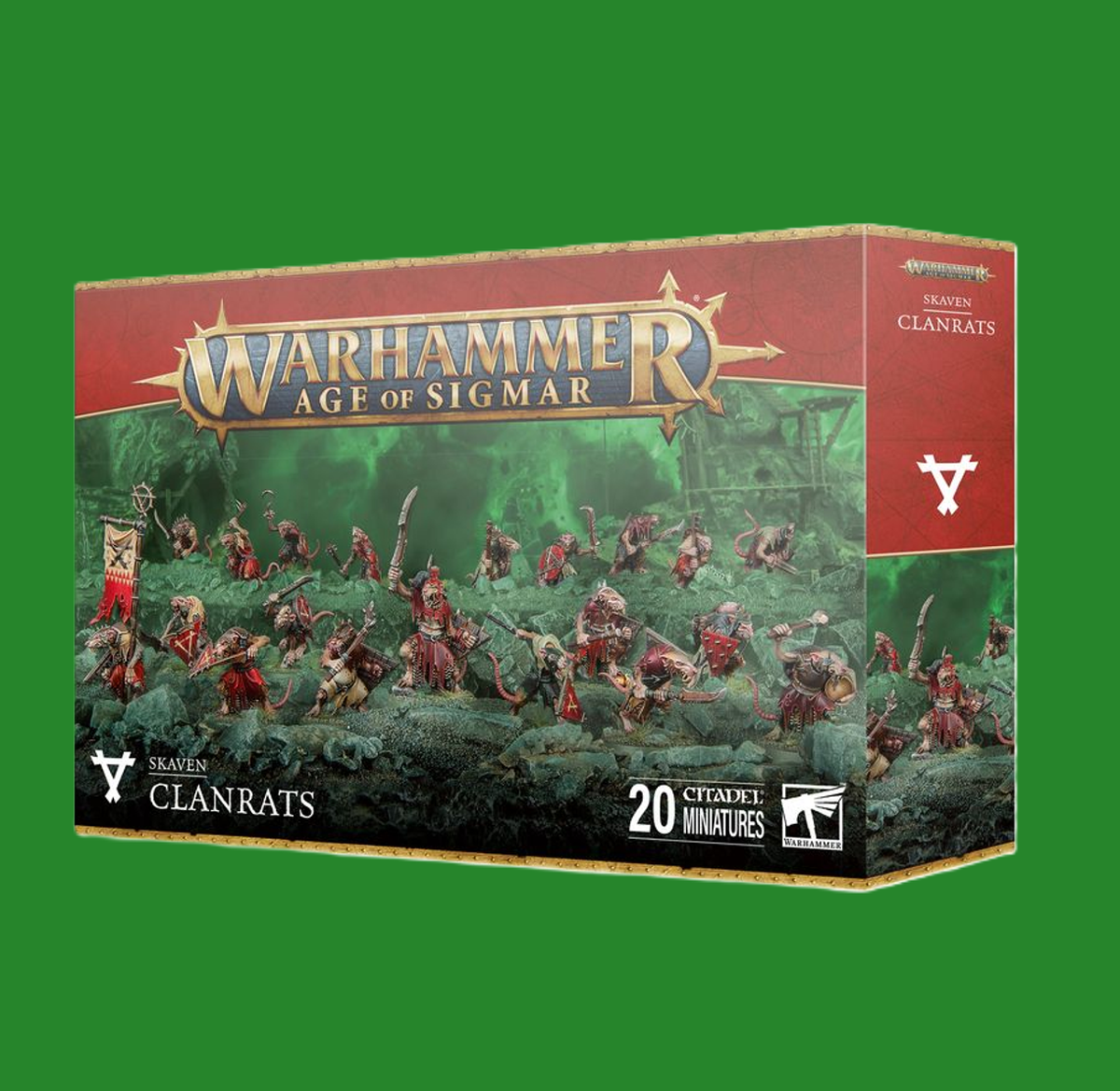 Warhammer AoS Skaven Skaventide Clanrats x20 (2024 Version) NEW