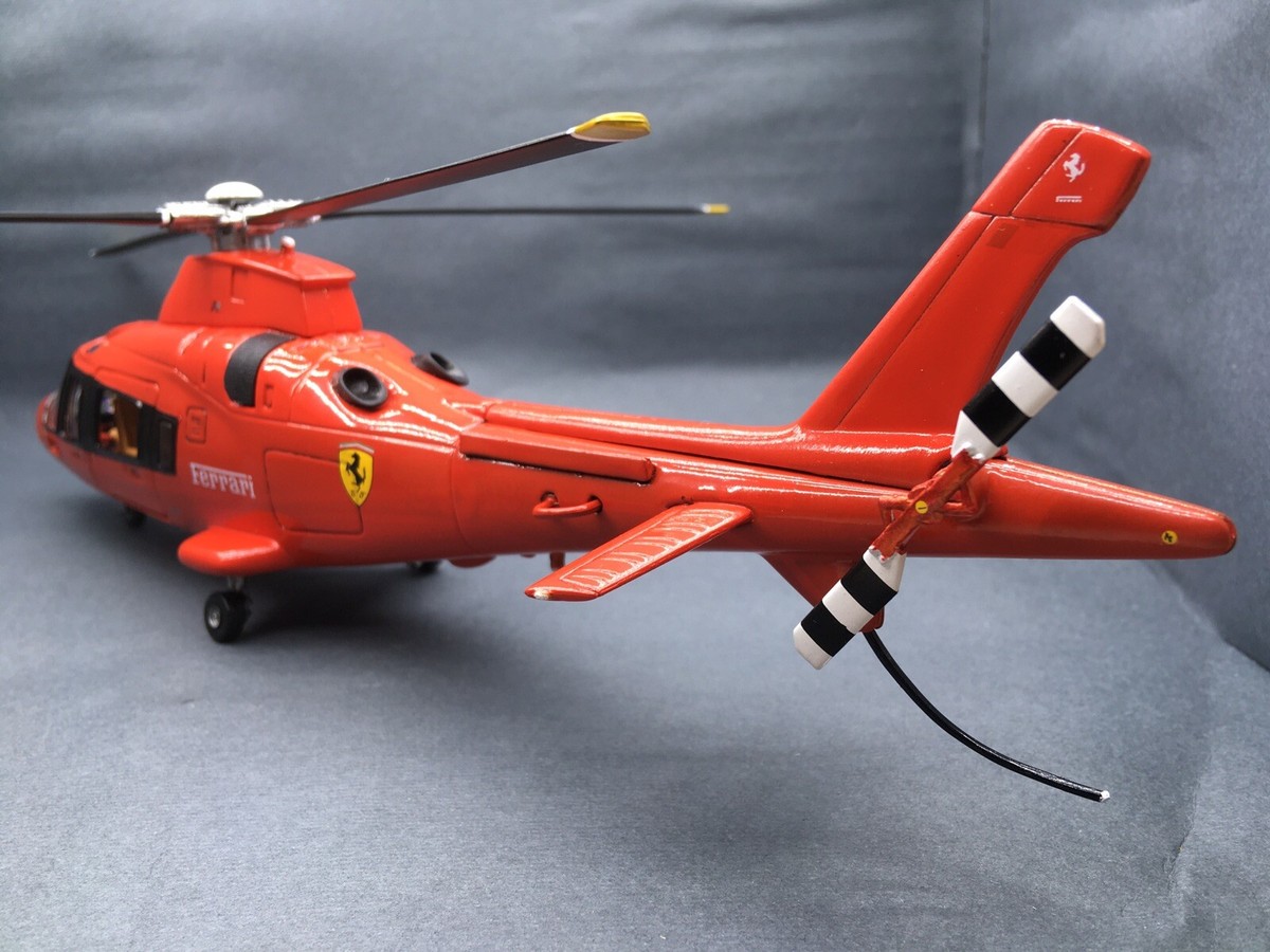 🇺🇦 1:43 Agusta Ferrari Team F50 Helicopter HandMade Red 1/43