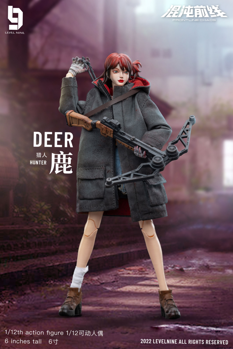 New JoyToy FRONTLINE CHAOS DEER HUNTER 1/12 Scale 6″ Female