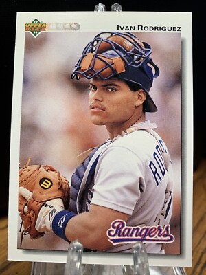 1992 Upper Deck #245 Rangers Ivan Rodriguez Baseball Card | eBay