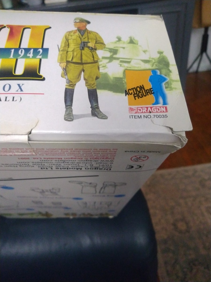 Dragon Rommel The Desert Fox Figure WWII North Africa 1942 1:6 New