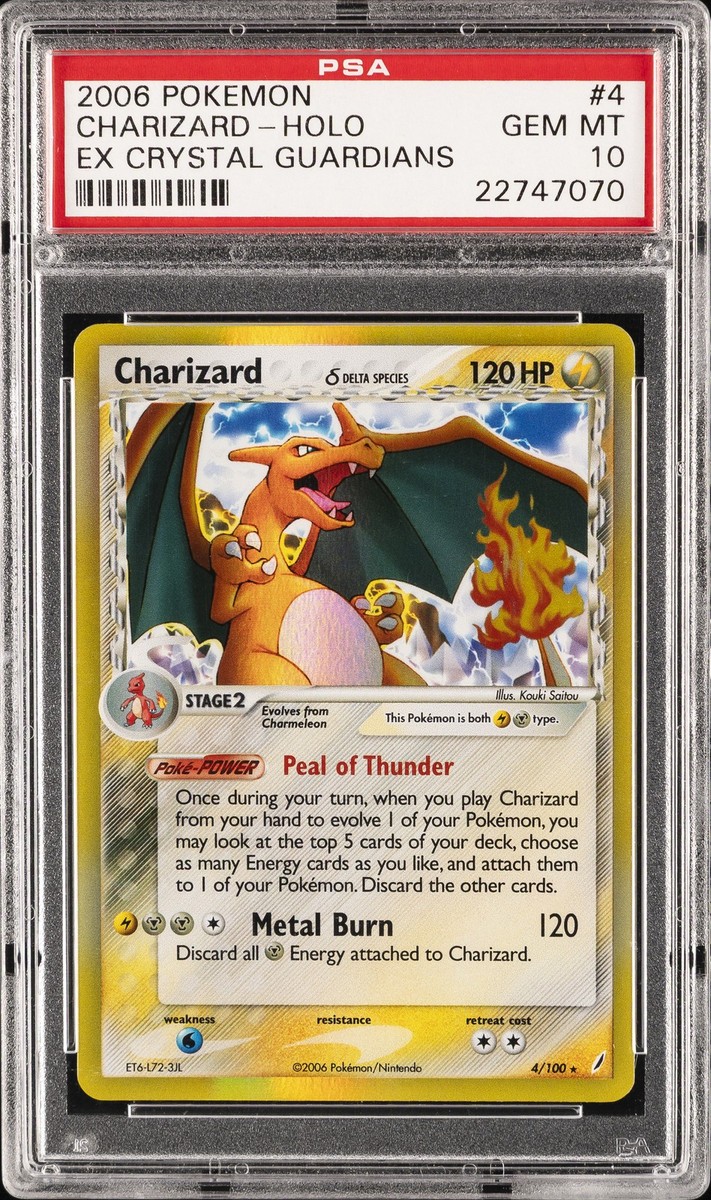 2006 POKEMON EX CRYSTAL GUARDIANS #4 CHARIZARD-HOLO PSA 10 | eBay