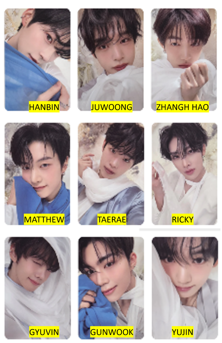 ZEROBASEONE ZB1 Blue Paradise ALBUM OFFICIAL PHOTOCARD BLUE SEEK