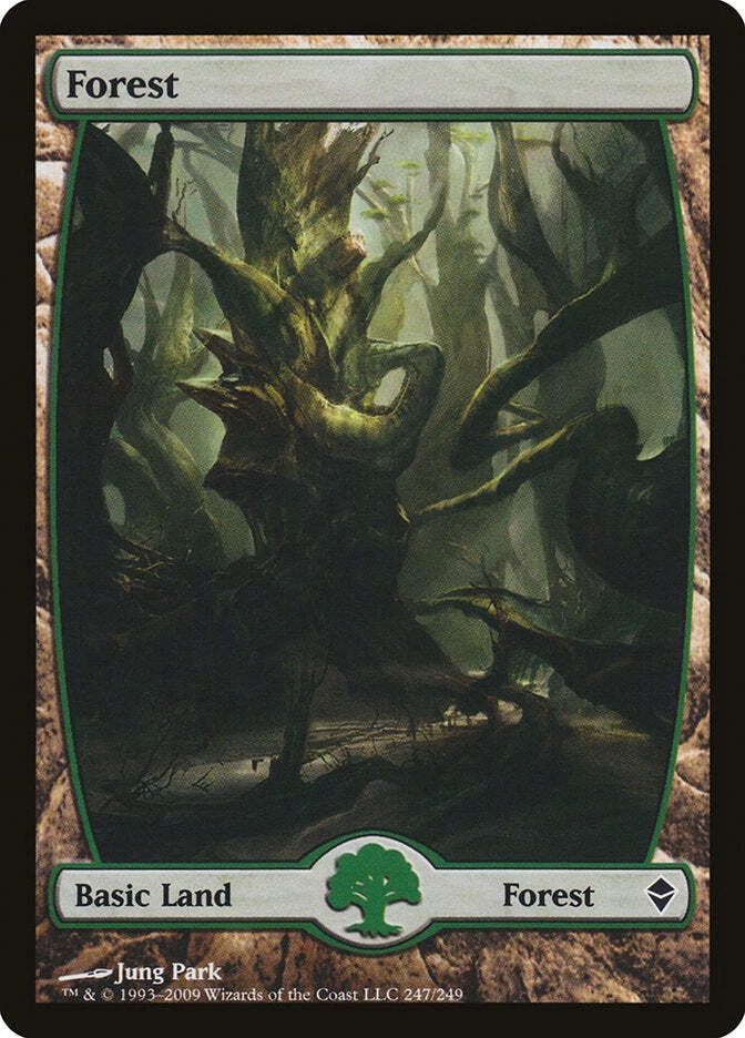 Land Magic: The Gathering Zendikar Full Art Individual Trading