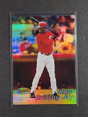 2002 Bowmans Best KEN GRIFFEY JR Refractor #30 HOF | eBay
