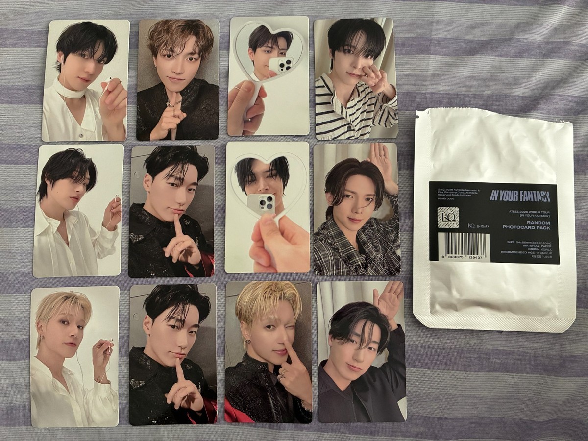 Ateez In Your Fantasy 2025 Tour Random Trading Photocards | eBay