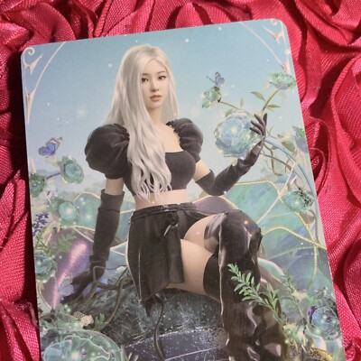 ROSE BLACKPINK Fantasy Edition Kpop Girl Photo Card Anime 3D | eBay