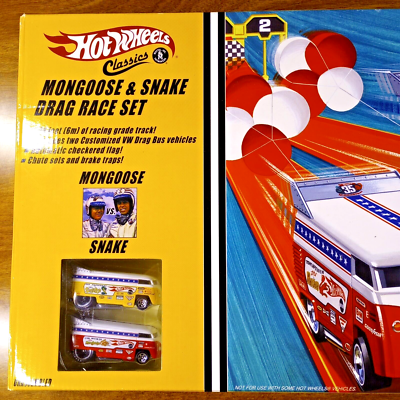 Hot Wheels Classics Mongoose & Snake Drag Race Set Volkswagen VW