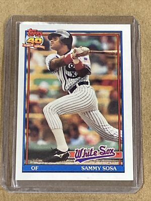 Sammy Sosa #414 Topps 40 Years Of Baseball 1991 Error Card Wrong