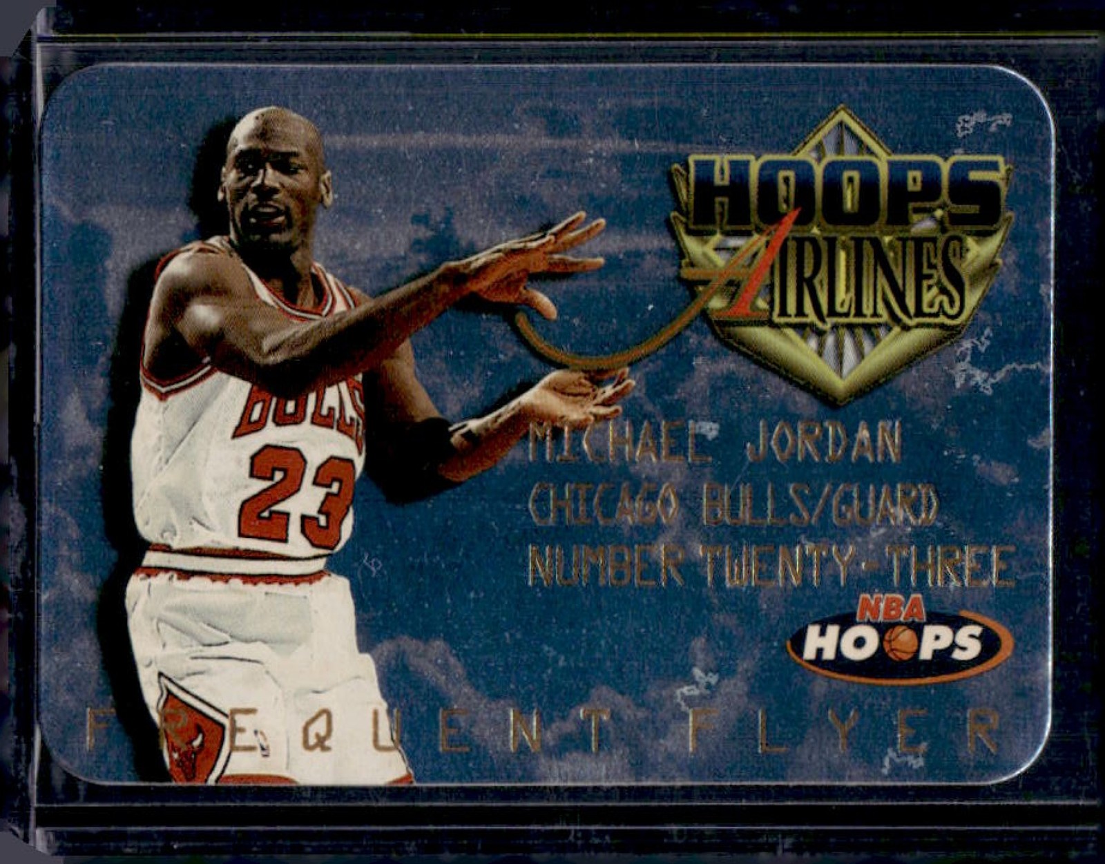 Michael Jordan 1997 Hoops #4 Frequent Flyer Club Price Guide