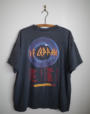 Vintage 90s Def Leppard Adrenalize 7-Day Weekend Tour Giant T
