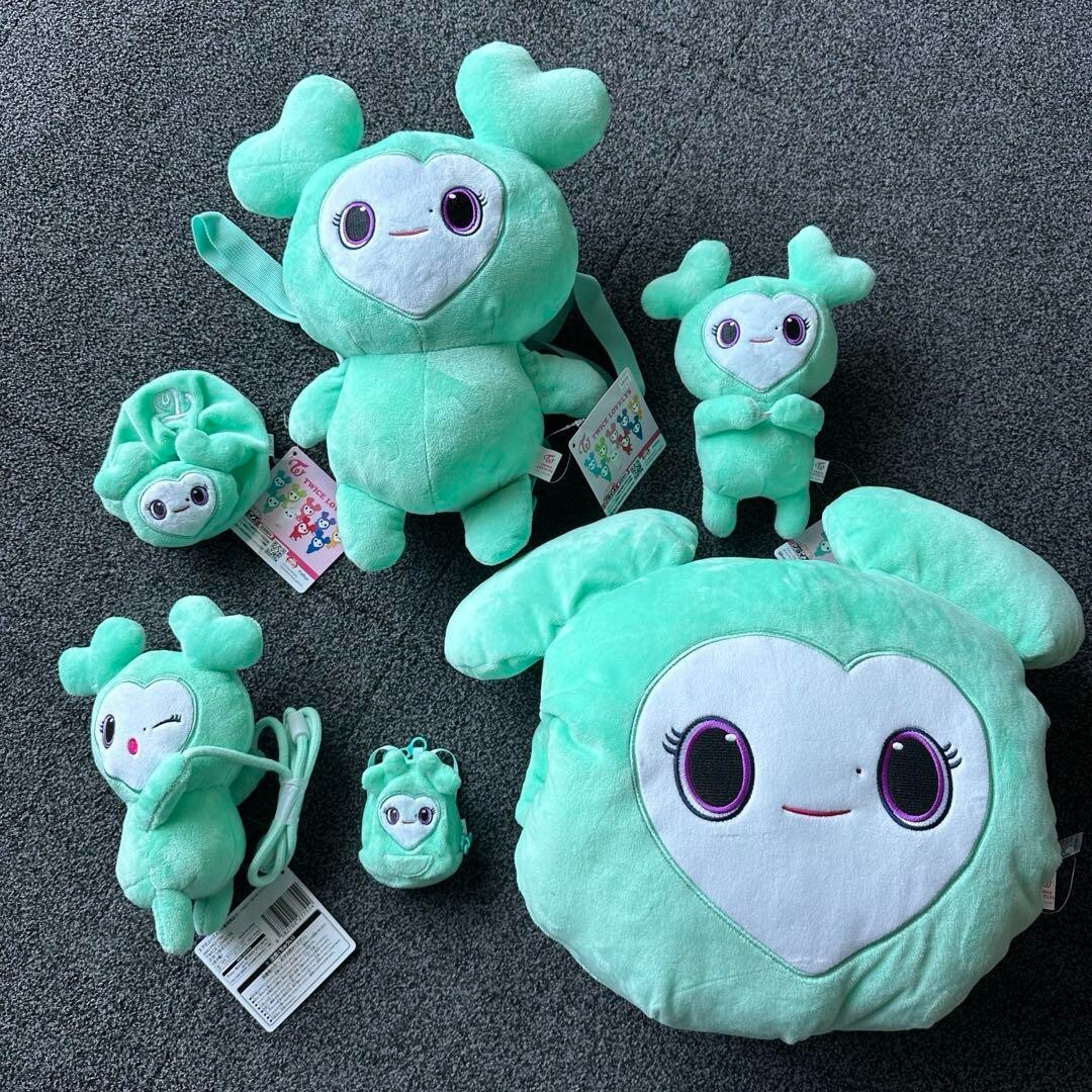 TWICE GIGO LOVELY MIVELY MINA Hug plush, backpack, Scrunchie