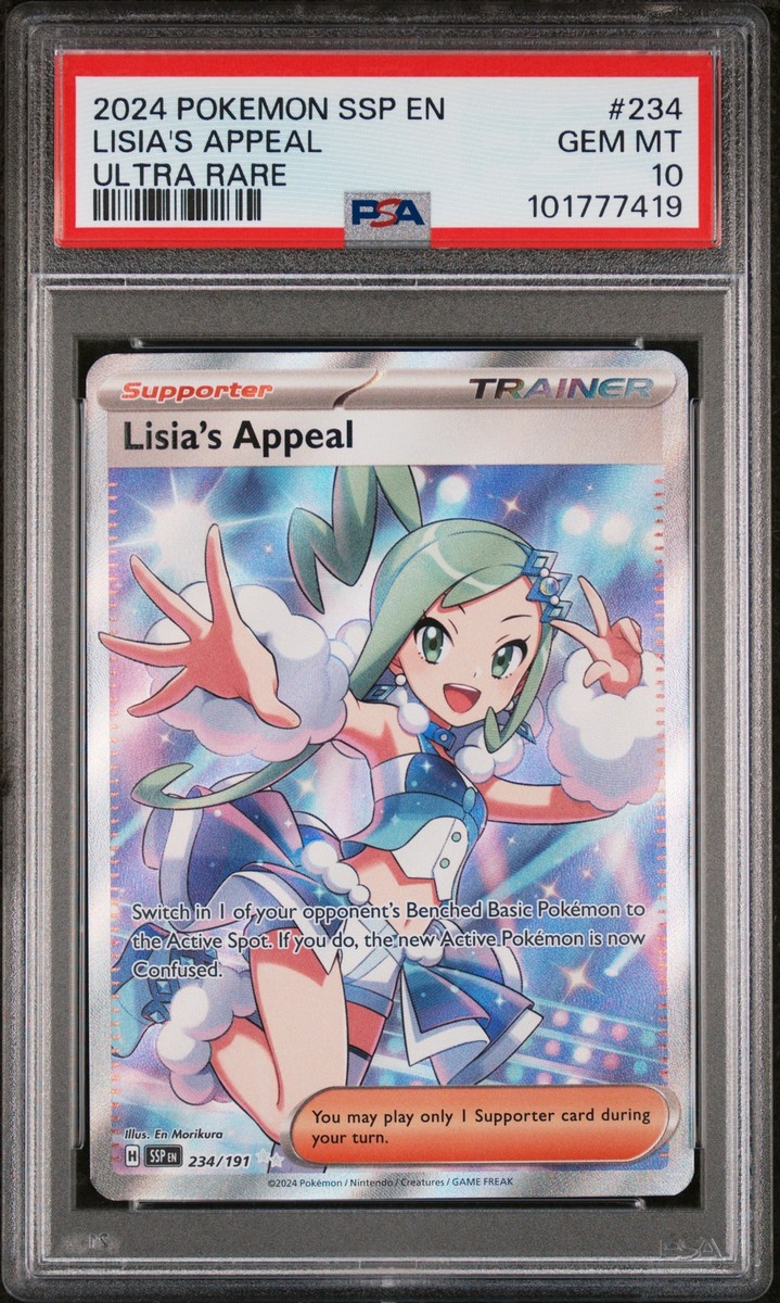 PSA 10 - 2024 POKEMON SSP EN-SURGING SPARKS 234 LISIA'S APPEAL