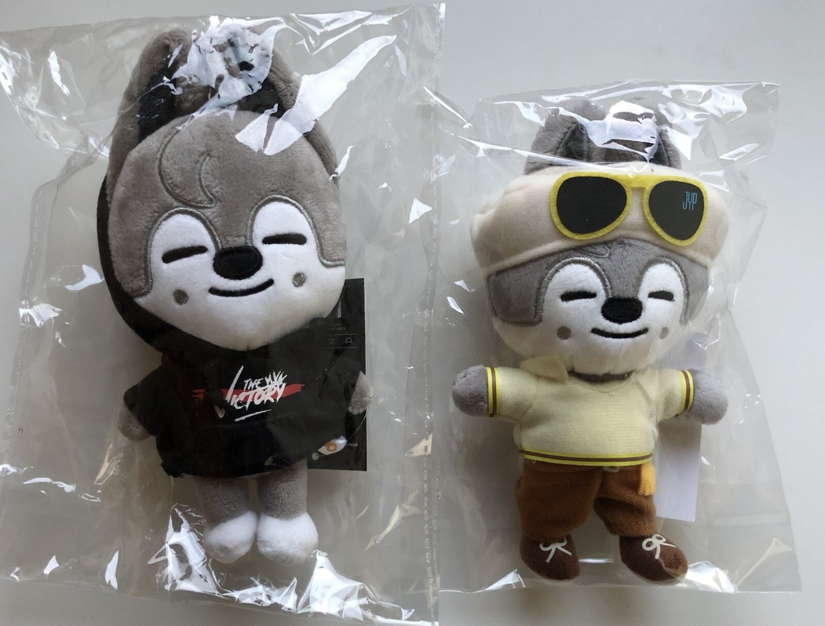 Stray Kids Bang Chan Skzoo Mini Size Official Stuffed Plush & Bag