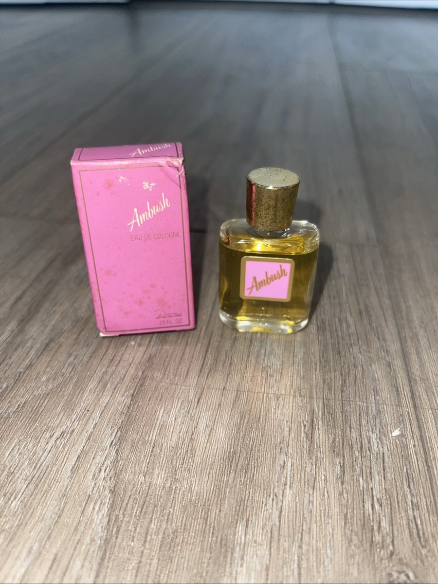 Vintage Ambush Perfume Eau de Cologne Mini Bottle Box by Dana