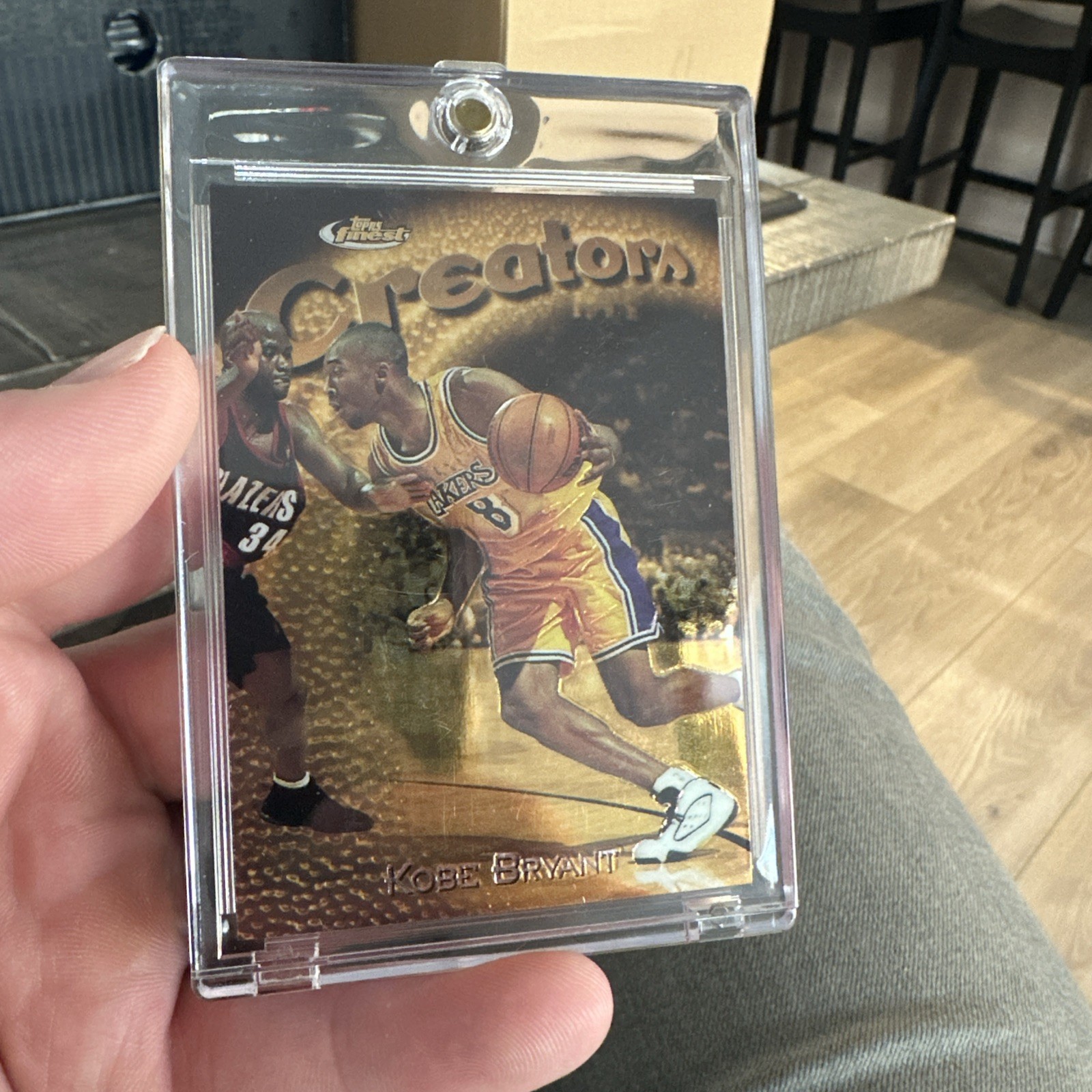 Kobe Bryant 1997 Topps Finest #323 Gold - Embossed (No Coating