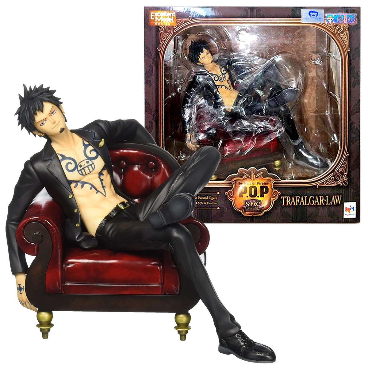 Portrait.Of.Pirates P.O.P ONE PIECE S.O.C TRAFALGAR LAW Figure 1/8