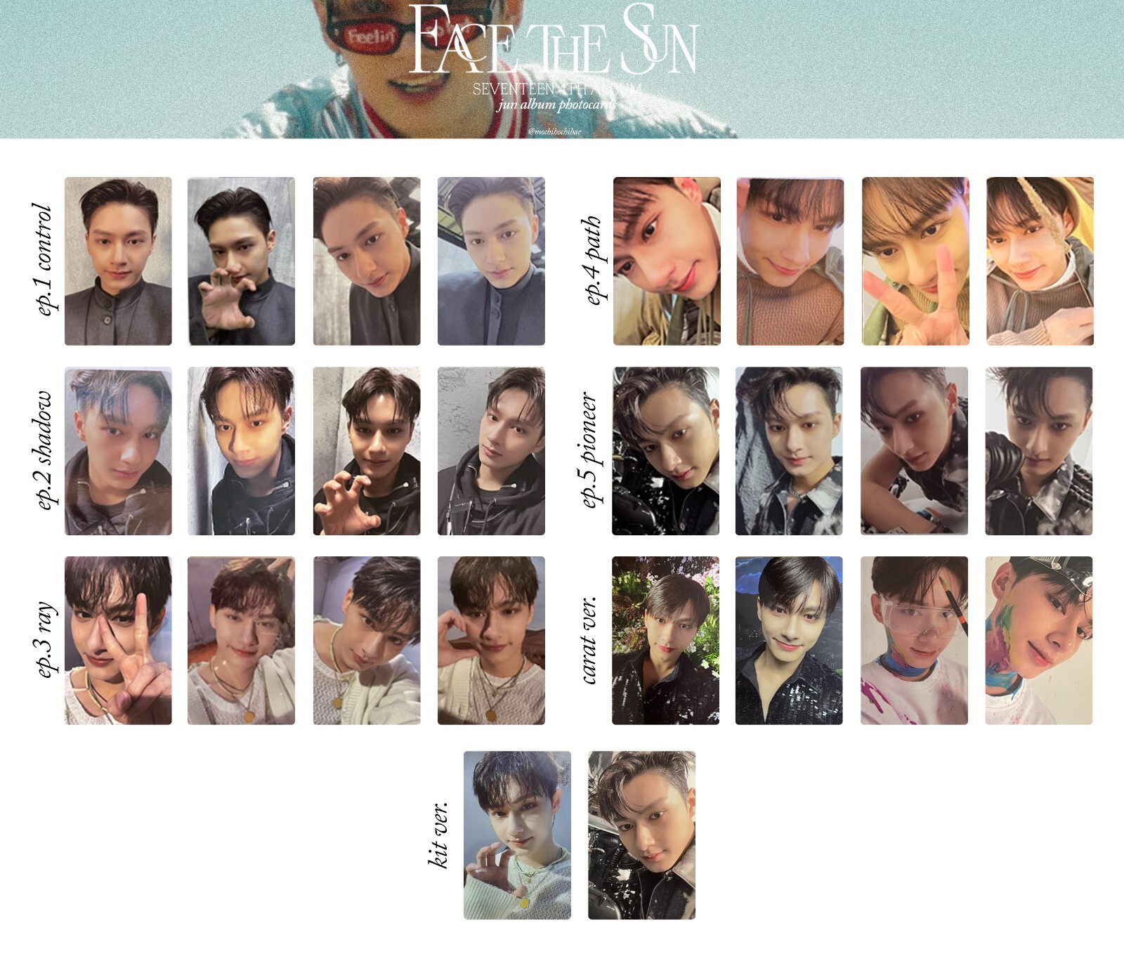 SEVENTEEN セブチ ジュン トレカ ラキドロ sector17 fts SEVENTEEN