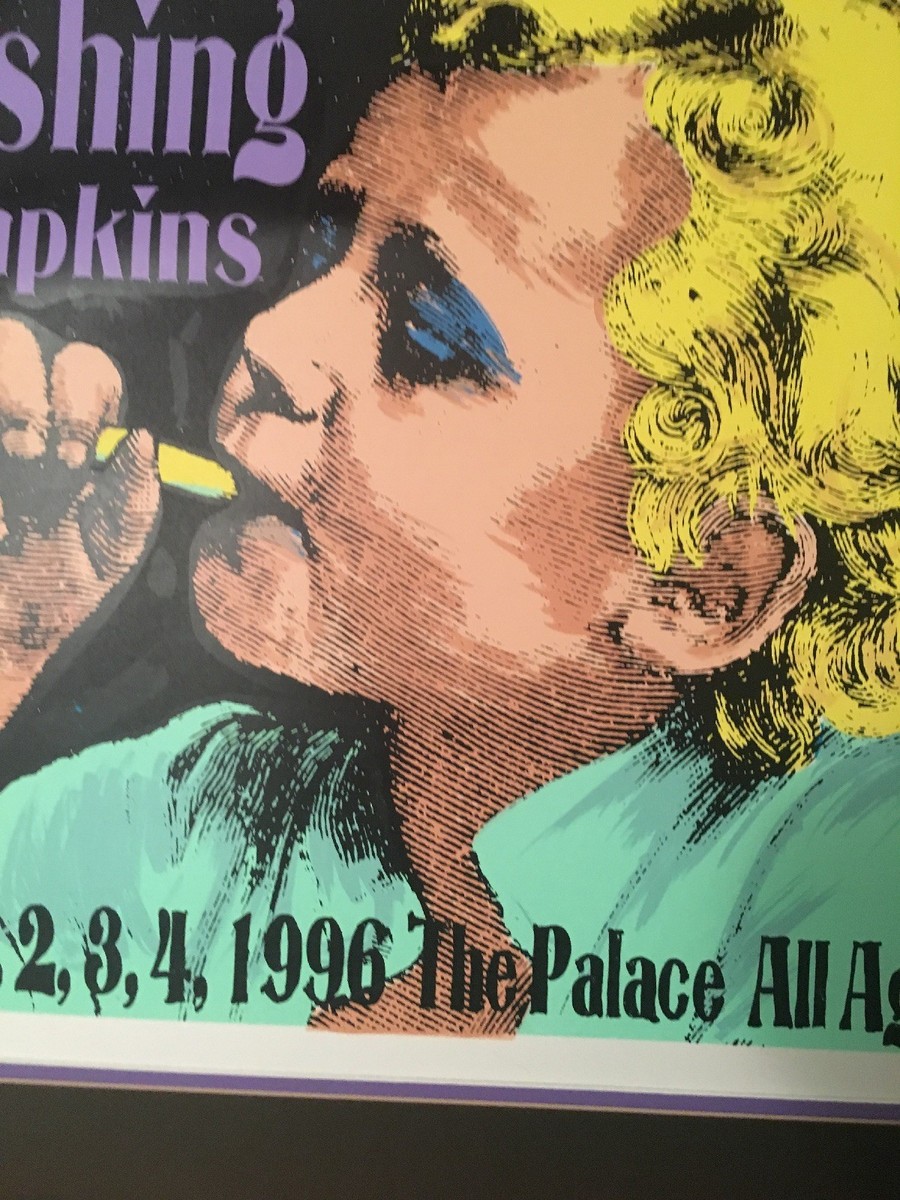 MINT 1996 Kozik Smashing Pumpkins Matted Poster Signed+Numbered