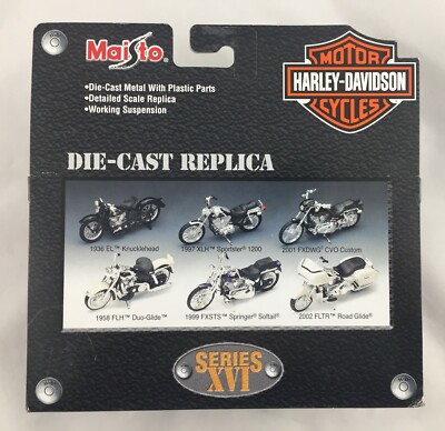 Maisto Harley Davidson diecast metal Series XVI 2001 FXDWG CVO