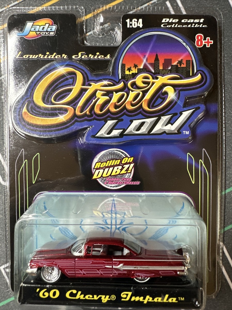 STREET LOW 1:64 Scale '60 CHEVY Impala Red (Lowrider Series) by