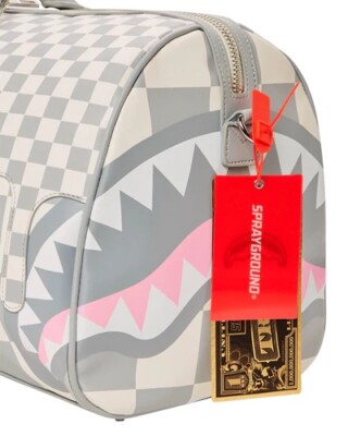 Sprayground Xtc La Palais Emperor Duffle Travel White Grey
